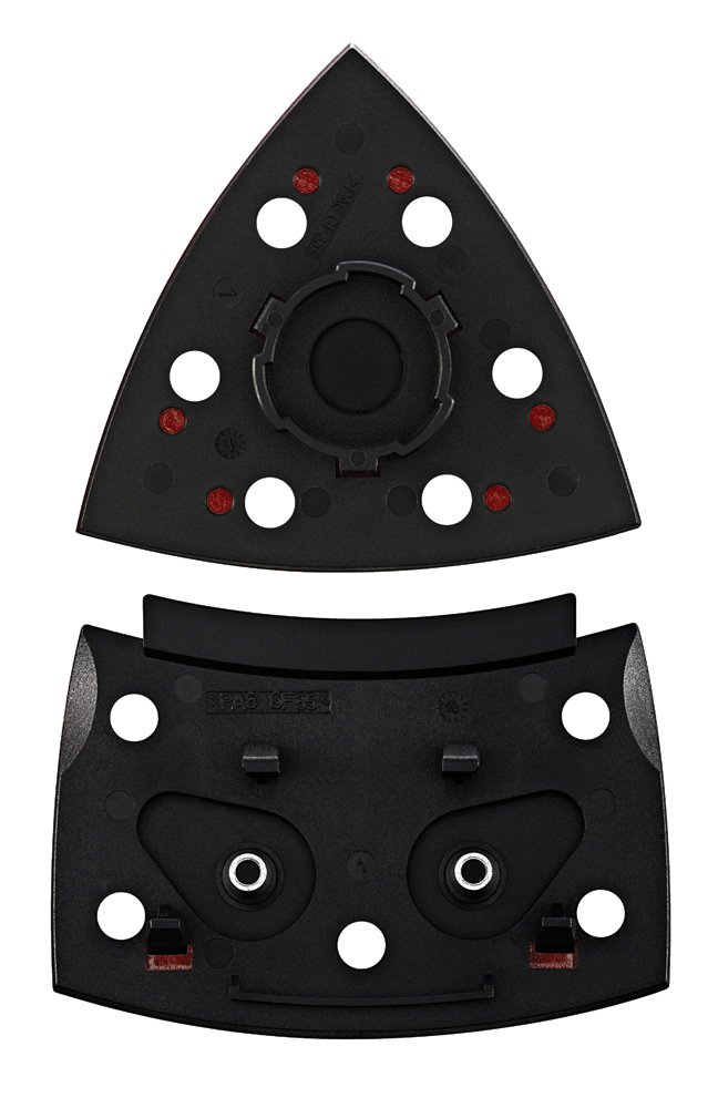 Bosch 2609256D20 Sanding Pad (fits Bosch PSM 200 AE), 102x62 / 93 mm , Black