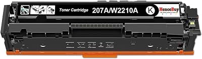 HenceBuy 207A Black Toner Cartridge with Chip for HP Color LaserJet Pro M283