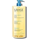 URIAGE Cleansing Oil |2-in-1: Gently Cleanses & Moisturizes, Foaming Shower Oil, For all Ages and Skin Types, Face & body, Light Fragrance, Soap-Free, Physiological pH, Sensitive Skin 1L / 33.81 Fl oz