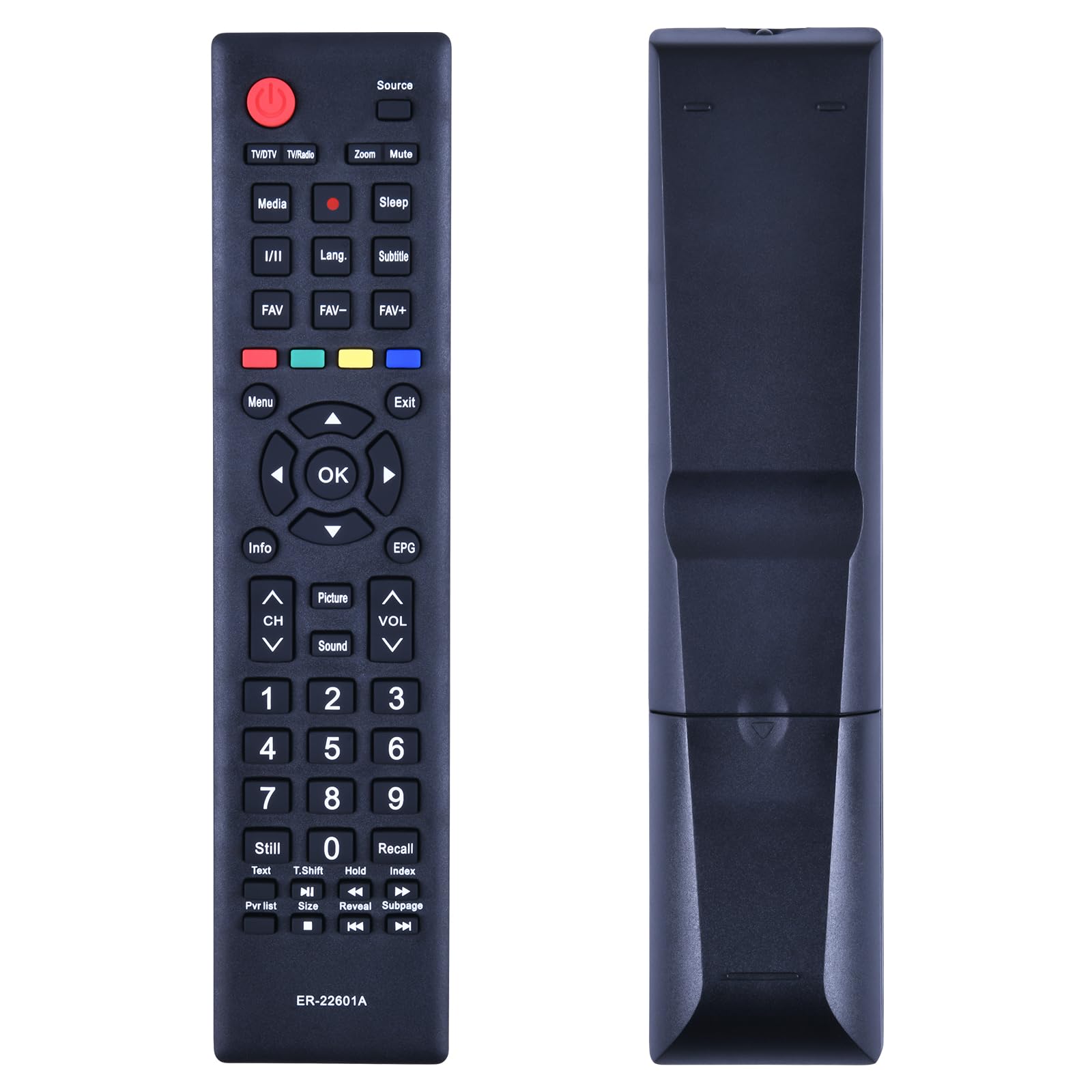 ER-22601A Remote Control Replacement for Hisense Smart TV, Compatible With HL24K20D HL32K20D 24D33 24E33 24F33 32D33 32D50 40D50P 50D36P 32M2160 40M2160P LTDN40D50AU