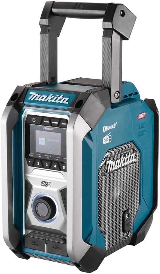 Makita MR007GZ 12V/40V DAB DAB+ Job Site Radio Bluetooth USB AUX IN