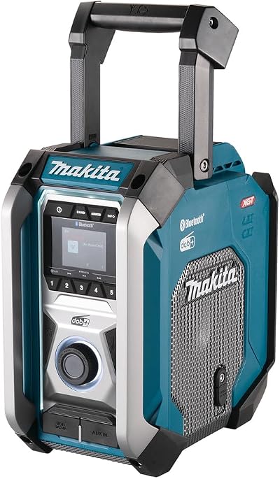 Makita MR007GZ 12V/40V DAB DAB+ Job Site Radio Bluetooth USB AUX IN