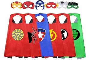 Treasure Store Outdoor Toys for Toddlers Age 3-5 - Party Favor for Kids, Superhero Dress up Gifts for 3-7 Year Old Boys Girls Costumes Supplies 6 Pcs