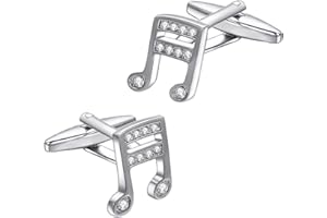 Asienice Gold Cufflinks for Men Wedding 316L Stainless Steel Tuxedo Shirt Cuff Links Shirt Accessories Unique Business Groom Wedding Jewelry Gift for Son, Father, Husband, Boyfriend