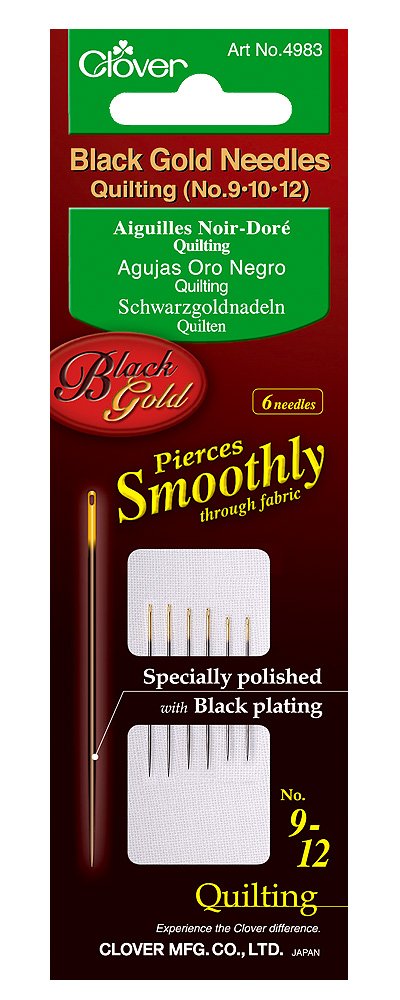 Clover Black Gold Needles: Quilting Assorted, 1 — image 1
