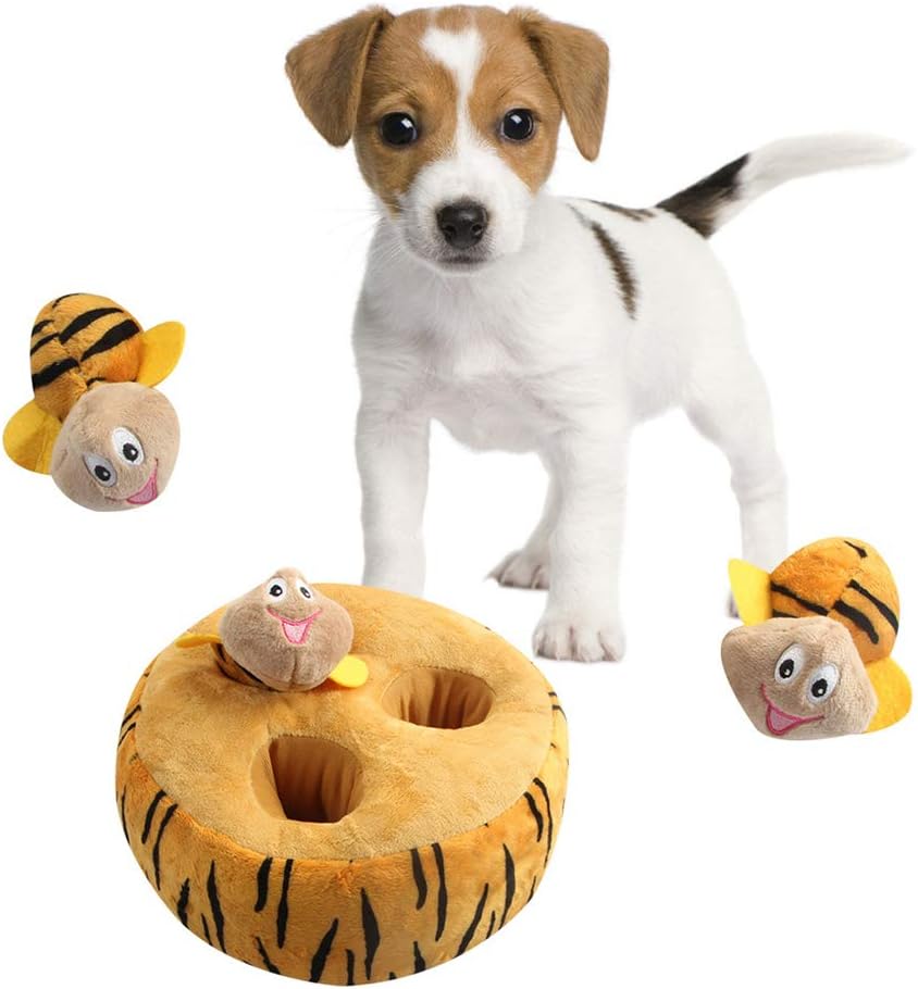 squeaky bee dog toy