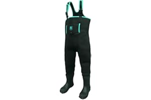 Gator Waders Youth Neoprene Waders| Fishing Offroading Hunting All-Terrain Comfortable Chest Waders for Kids w/Rubber Boots