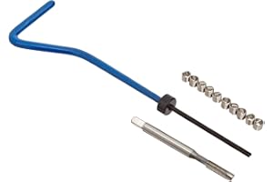 E-Z Lok EK20215 Helical Threaded Insert Kit, 304 Stainless Steel, #4-40 Thread Size, 0.168" Installed Length (Pack of 10)