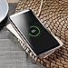 Wireless Charger, Wireless Charging Pad Stand for iPhone X/ 8/8 Plus, Qi Wireless Charger with Double Coils for Samsung Galaxy S8/ Note 8/ S7 Edeg (Black)