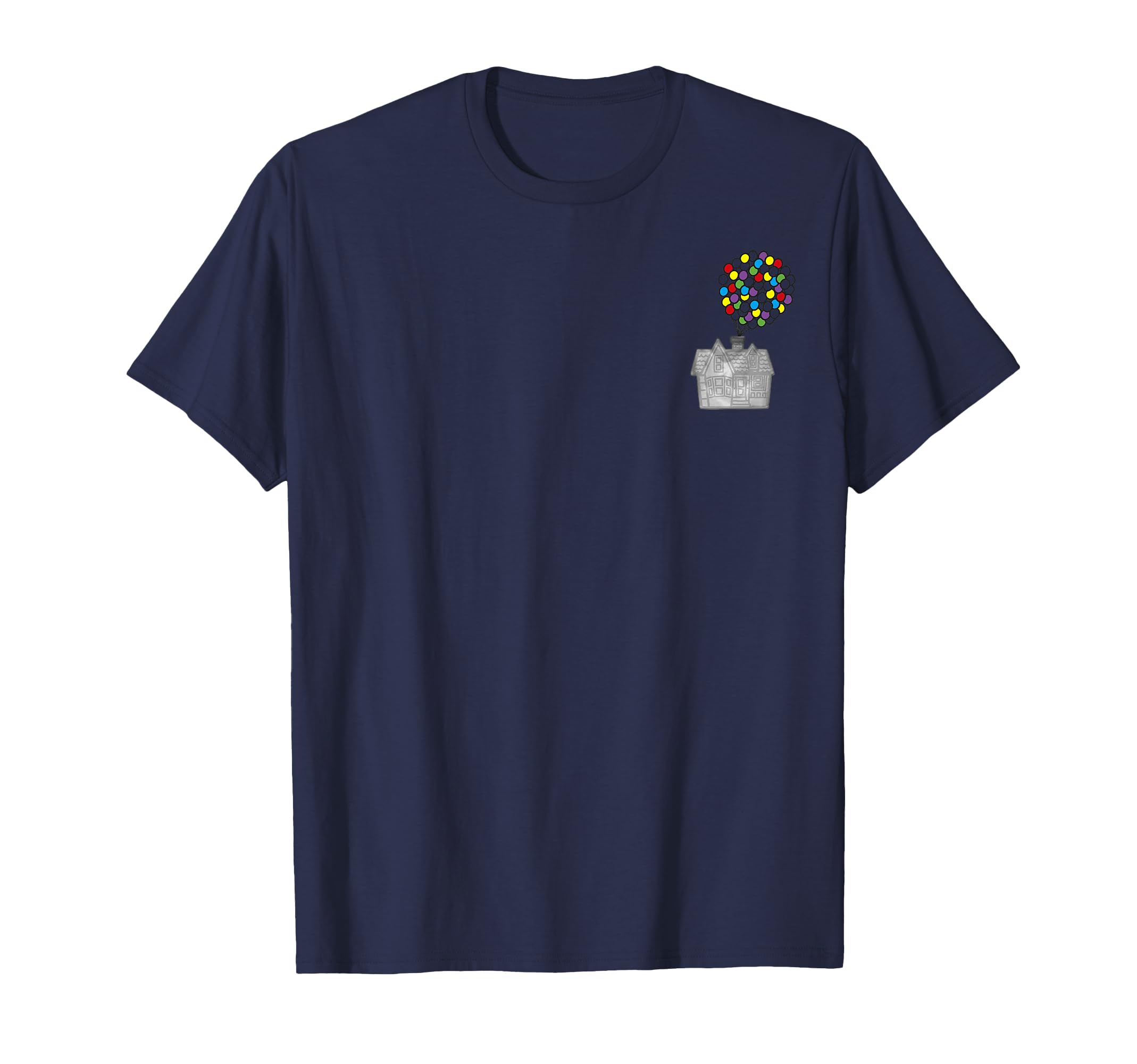 Disney Pixar Up House Balloons Pocket T-Shirt