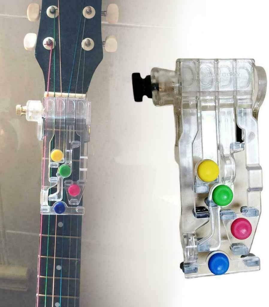 Guitar Aid,Lanyun Guitar Tools Guitar Training Guitar Finger for Beginner/Learning Guitar Simulated Strings Help Develop Calluses- Comfortable Conditioning