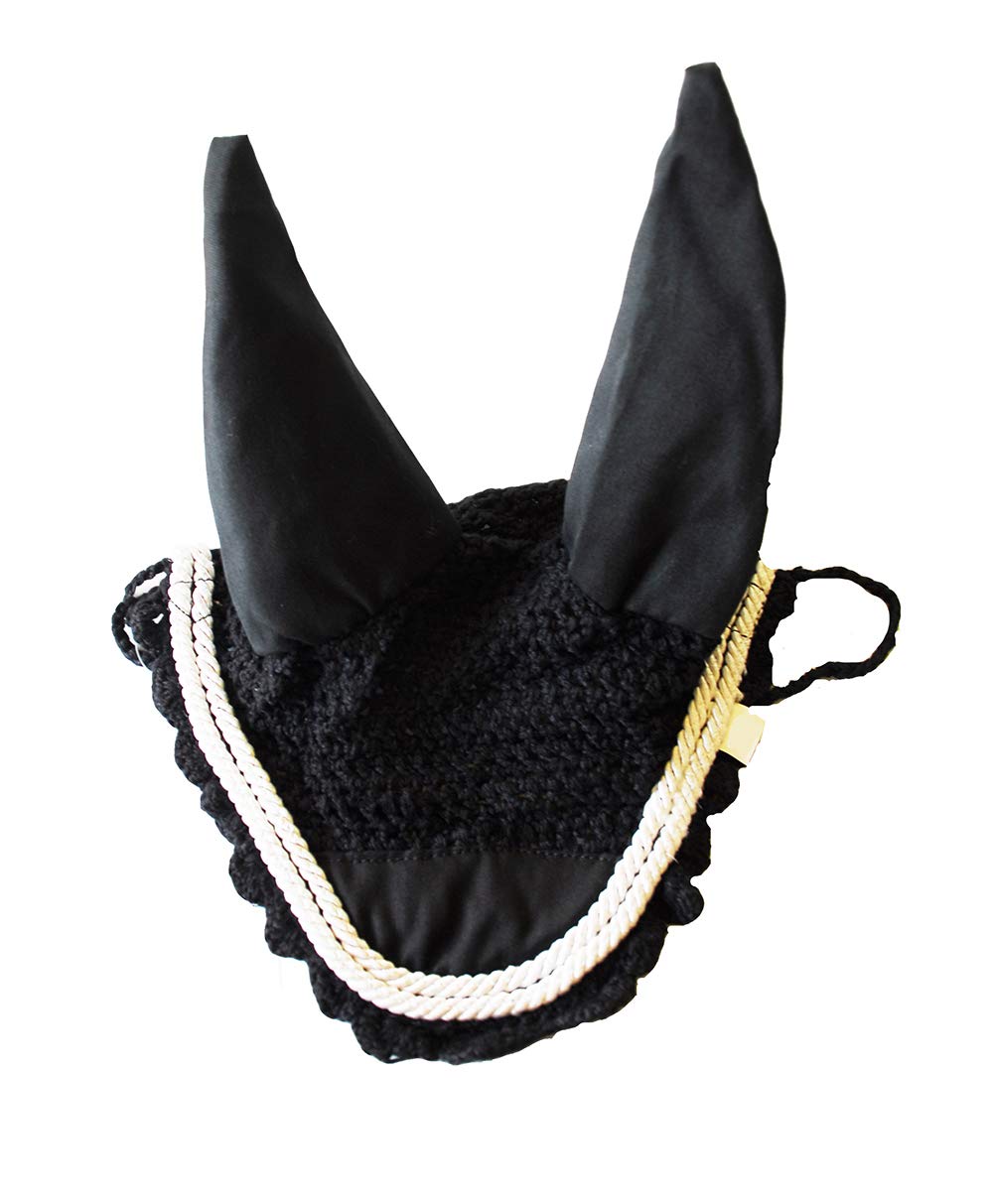 Rhinegold Fly Veil/Noise Muffler-Cob-Black — image 1