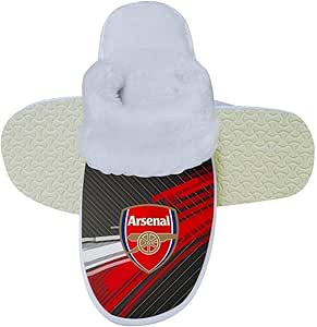 Amazon.com: YIWWAN Arsenal Unisex Cotton Slippers Winter Warm High Density Flannel Lining Cotton 