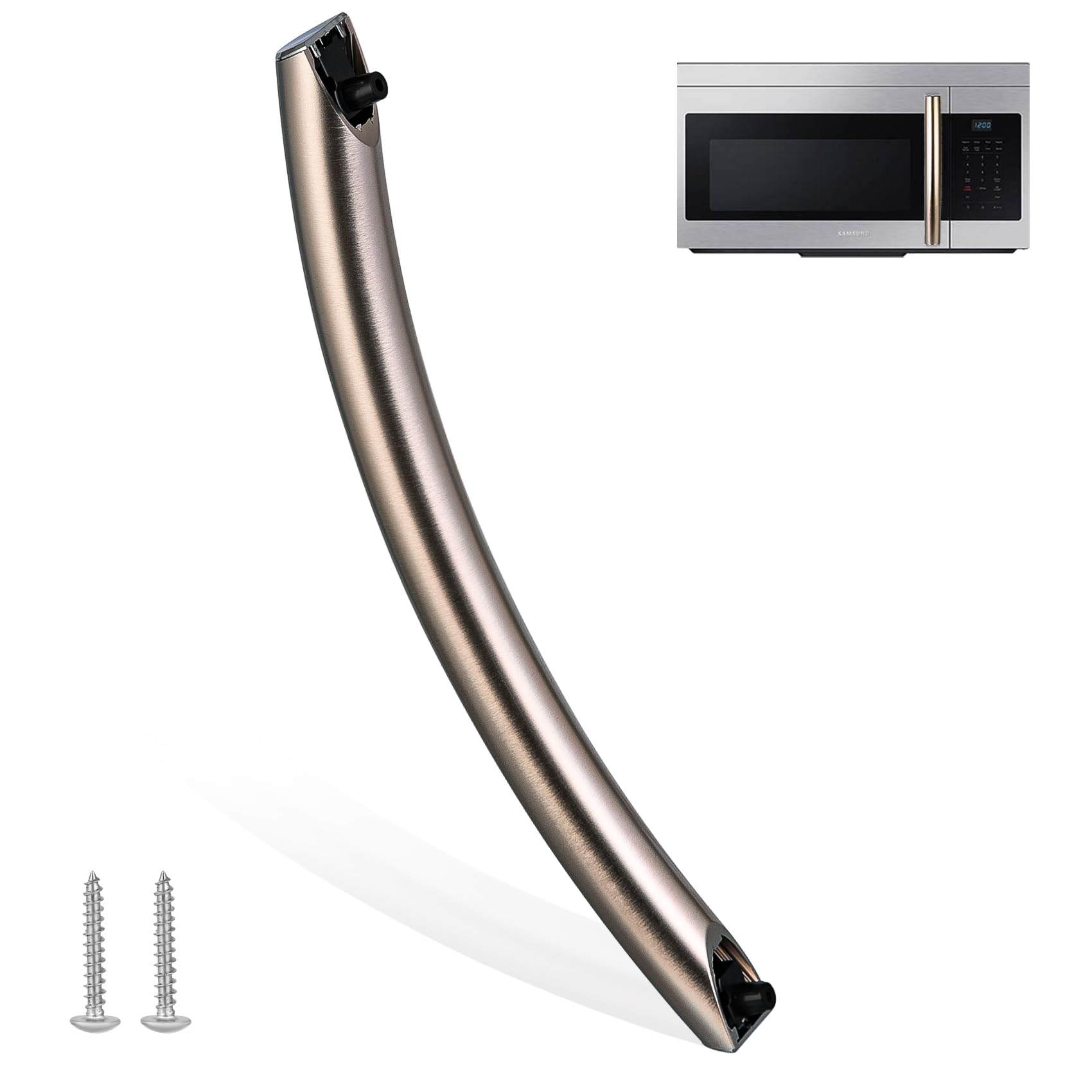 Photo 1 of Aooashet Upgraded ME16A4021AS Microwave Door Handle?DE94-04313F Compitable with sam-Sung ME16A4021AS Microwave, Especially for ME16A4021AS/AA Microwave Oven Door Handle Replacement, Alloy Material