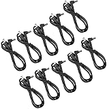 FidgetGear 10pcs 5.5x2.1mm DC Power Cables for