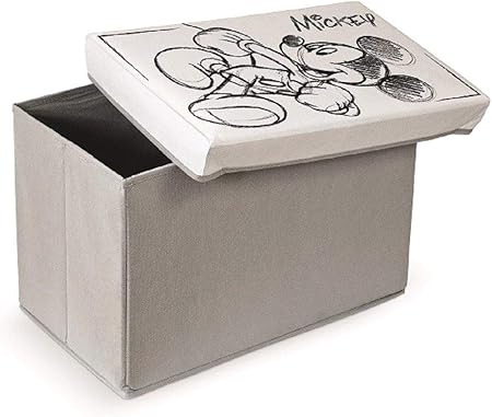 Scatola pieghevole con coperchio Mickey Mouse: Amazon.es: Hogar