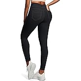 IUGA High Waist Yoga Pants with Pockets, Leggings for Women Tummy Control, Workout Leggings for Women 4 Way Stretch