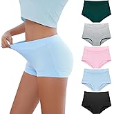 Migbean Boy Shorts Underwear for Women - Boxers for Women, Women's Cotton Underwear Boyshorts