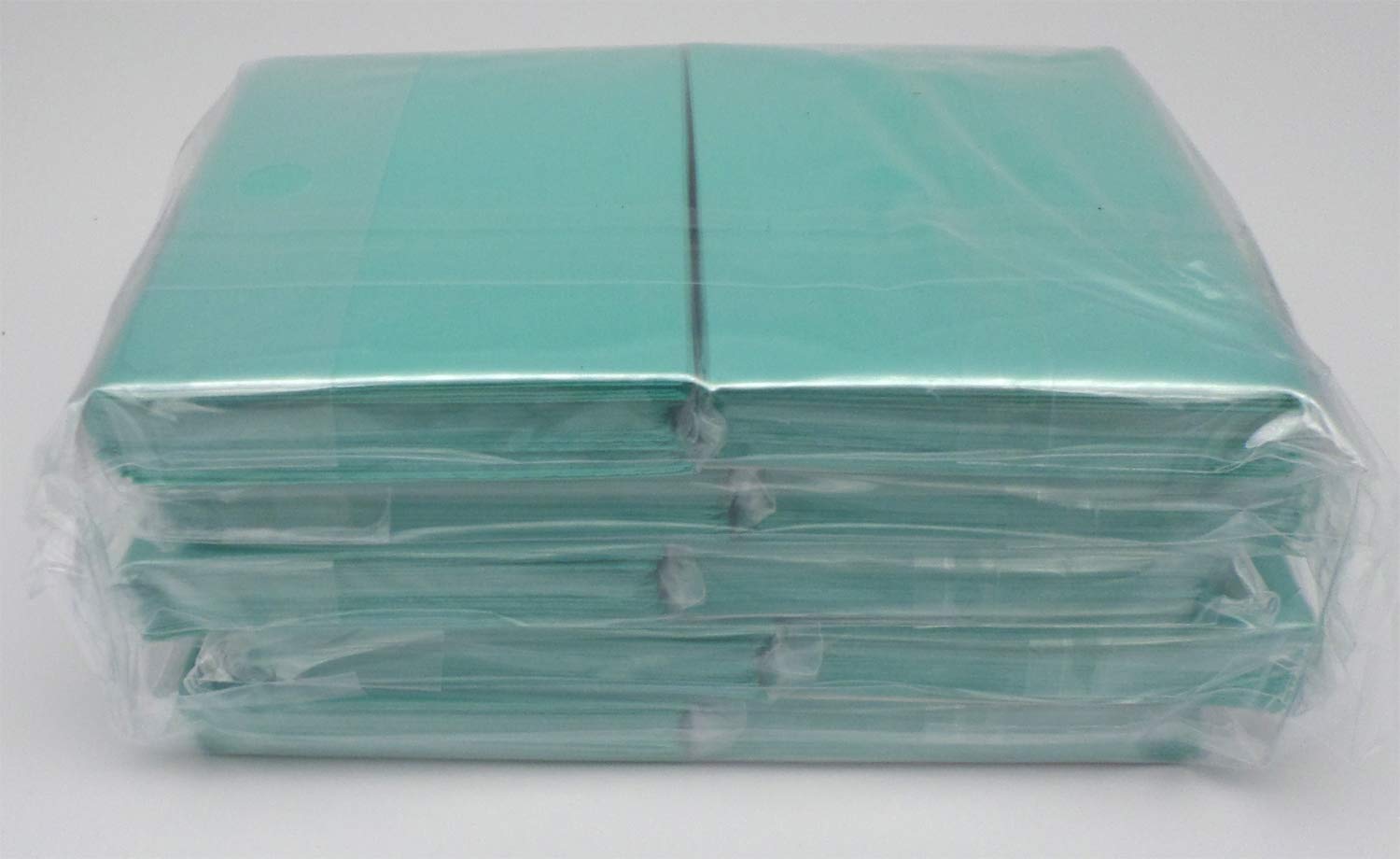 5 x 100 Docsmagic.de Double Mat Mint Card Sleeves Standard Size 66 x 91 - Aqua - PKM MTG