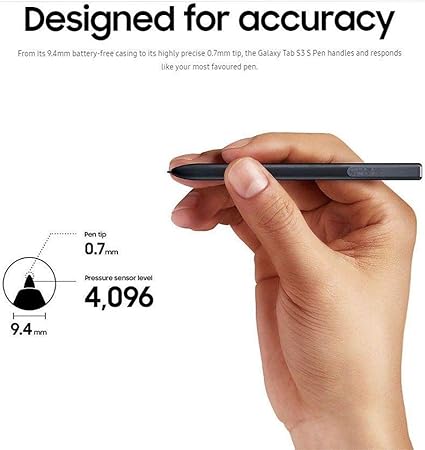 Amazon Com Biu Boom S Pen Tab S3 Stylus Pen Replacement For Samsung Galaxy Spen 9 7 Sm T820 Sm T825 T827 Ej Pt820bbeguj Touch Screen Stylet For Samsung S Pen For Tab S3 Tab A Note Galaxy Book Tips Nibs Black Computers