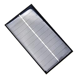 Fielect 5Pcs 6V 1W Mini Solar Panel Polysilicon