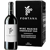 Fontana California Pinot Noir Wine Making Kit | 6 Gallon Wine Kit | Premium Ingredients for DIY Wine Making, Makes 30 Bottles