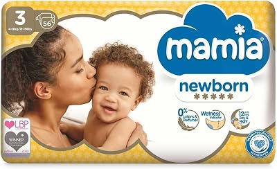 ALDI Mamia Ultra Dry Nappies Size 3 Pack 56 Nappies Baby Diapers
