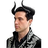 VIBNRIX Fantasy Horn Headband for Women &amp; Men, Realistic Cosplay Horns for Halloween, Gothic Costume, LARP &amp; Renaissance