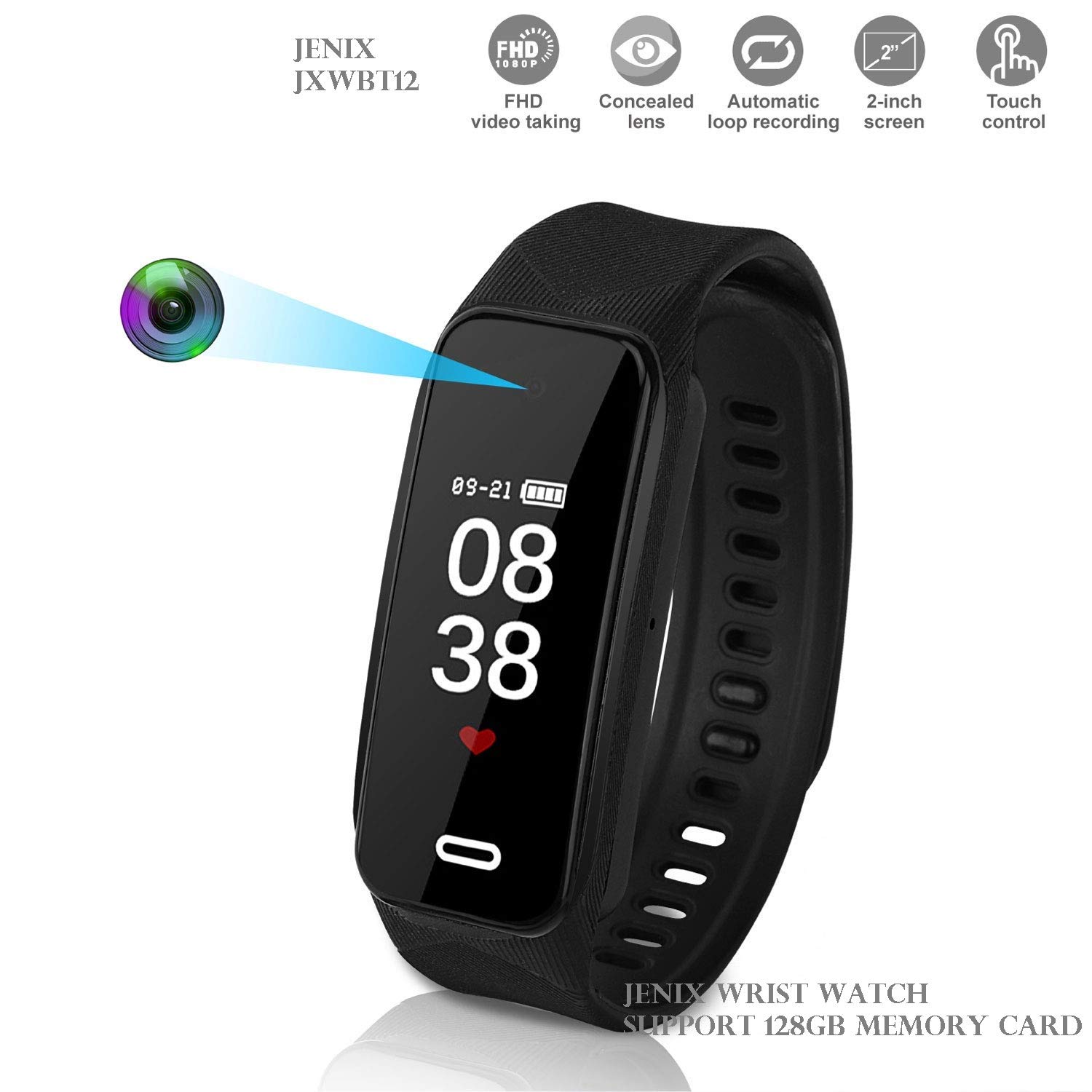 hidden camera wrist watch