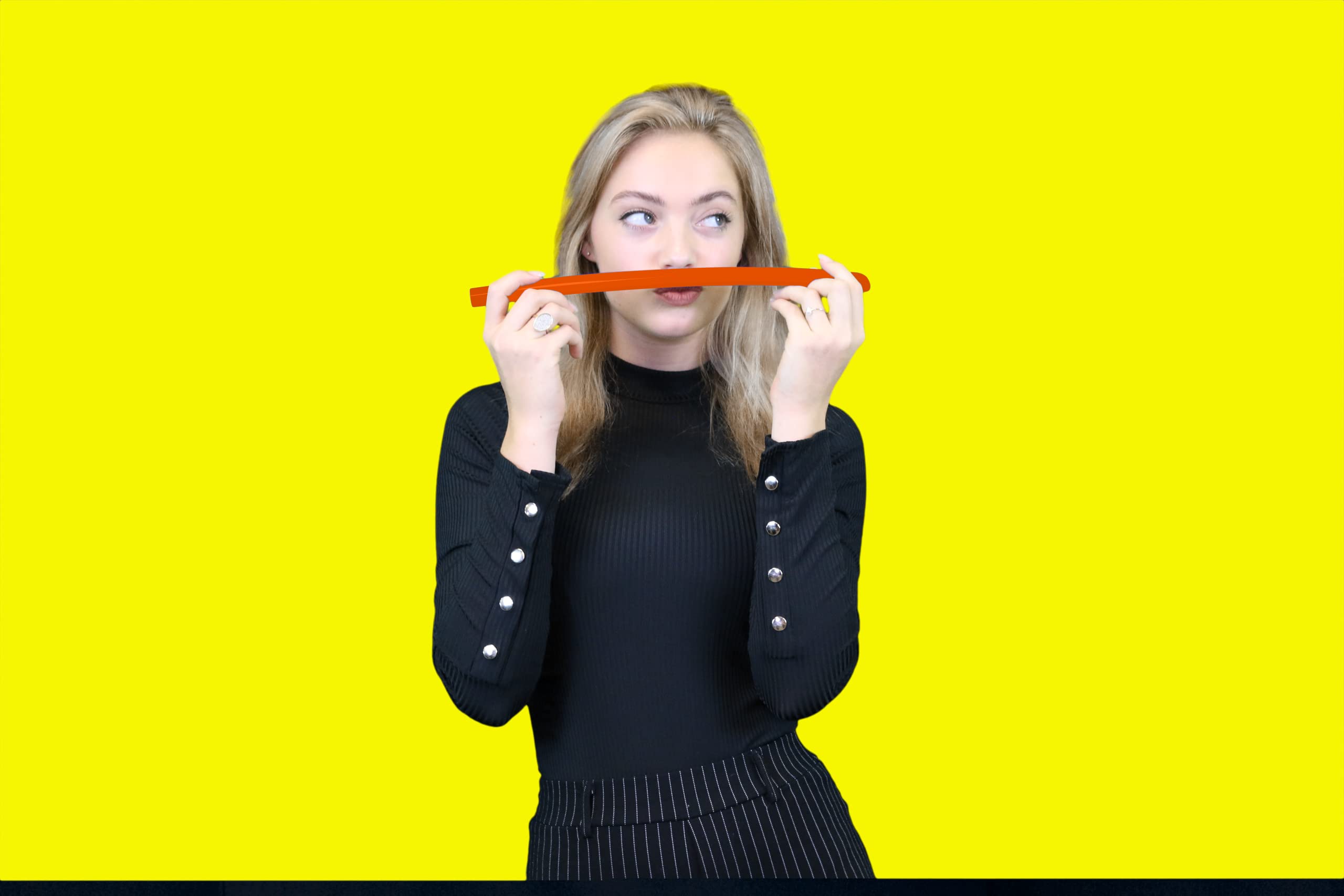 Orange Vocal Tubes for Speech Therapy and Singing Therapy Straws for Vocal Health - Set of 2 Silicone Tubes for water resistant Voice Therapy and Tube Phonation Singing exercises and singing training