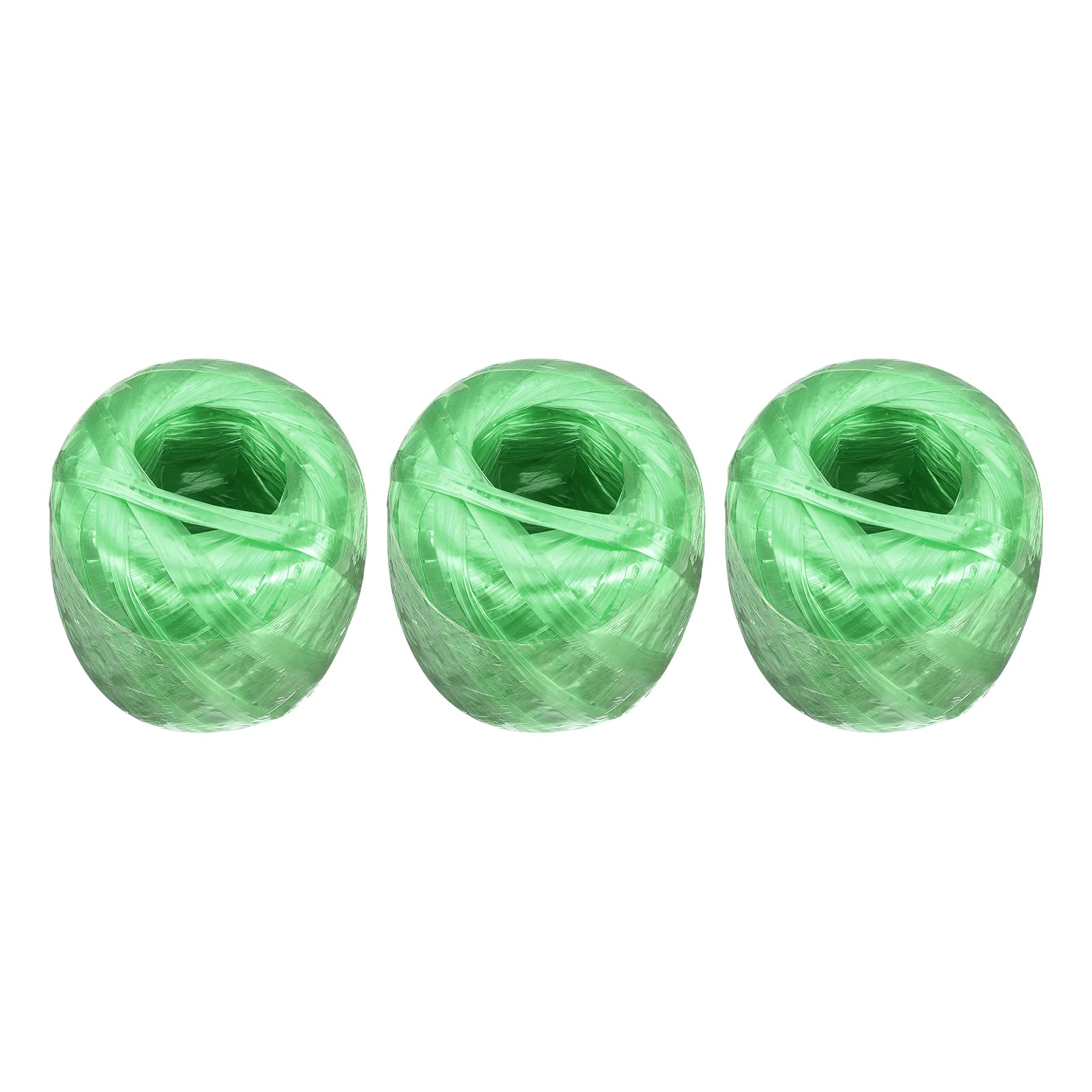 Rebower Polyester Nylon Rope [for Household Bundled Packing DIY]-150m/492ft / 3Roll Plastic,Green