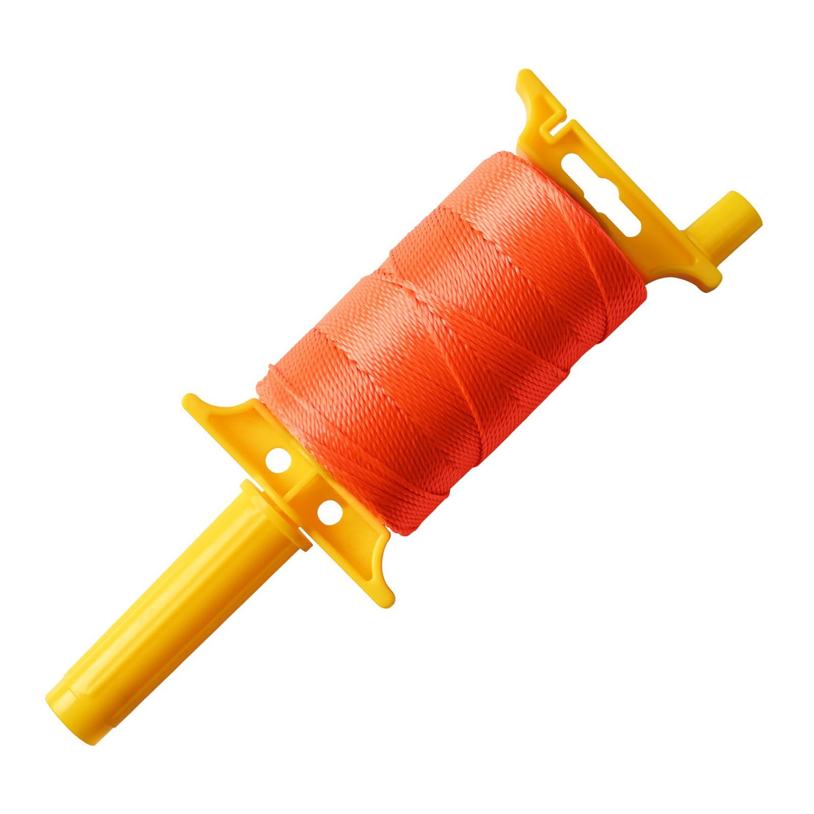 Photo 1 of Reloadable Line Reel,Mason Line String line with Handle, 600 Ft Length Nylon Twine,18 Braided Nylon String for Gardening Or Masonry Tools,Outdoor Kite?Twine String for Gardening Fluorescent Orange