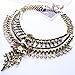 NYKKOLA Baroque Vintage Retro Style Faceted Rhinestone Festoon Chandelier Bib Necklace