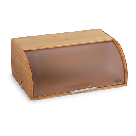 Brotkasten KARLA Brotbox aus Bambus, 38,5x29x15 cm
