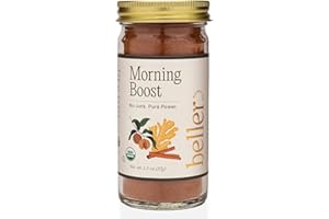 RACHEL BELLER'S POWER PANTRY Beller Nutrition Morning Boost Organic Ceylon Cinnamon Spice Blend | 1.4 oz | Organic Ceylon Cinnamon Powder & Allspice Seasoning for Smoothies, Cereal & Breads