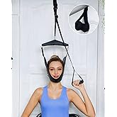 comness Cervical Neck Traction Device Over Door for Home Use, Portable Neck Stretcher Hammock for Neck Pain Relief, Physical 