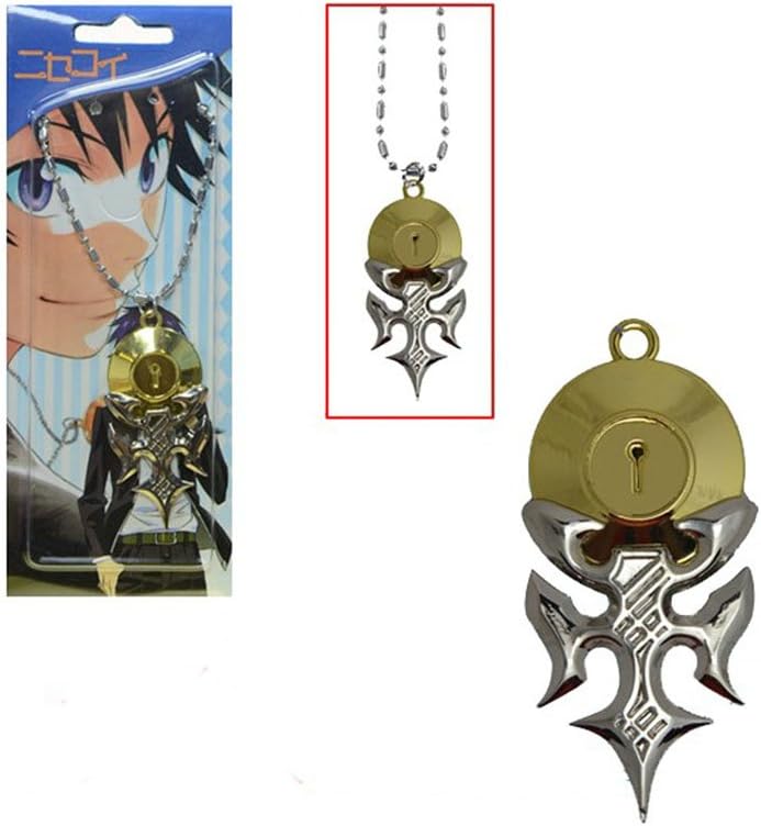 Nisekoi Anime Raku Ichijo Cosplay Lock Necklace