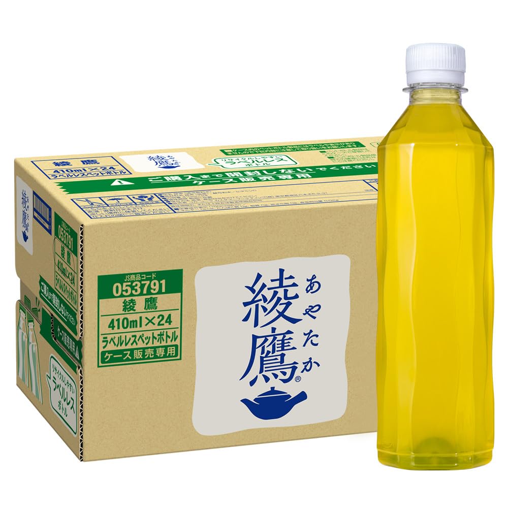 綾鷹 コカ・コーラ ラベルレス 410mlPET ×24本 [スリムボトル]商品画像