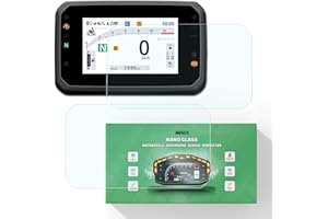 Mogico Motorcycle Nano Glass Dashboard Screen Protector for Honda 2024+ CB125R, CB500R, CB650R, CBR650R, Hornet CB500/CB1000/CB750, NX500 (2x Ultra Clear)