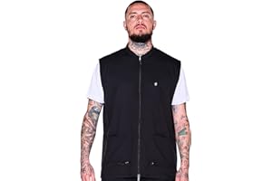 Barber Strong Barber Vest, Men's Hair Repellent, Lightweight & Breathable Mesh Side Panels, Sleeveless, 3 Pockets