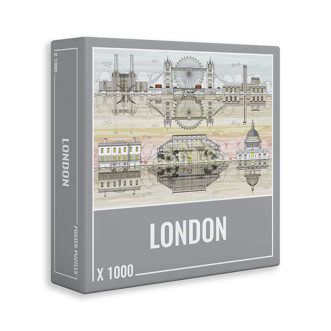 Cloudberries LONDON 1000 Poster Puzzle, Various