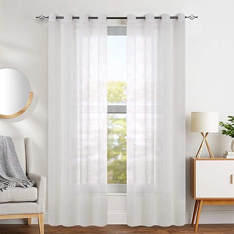 cortinas de color marfil para sala de