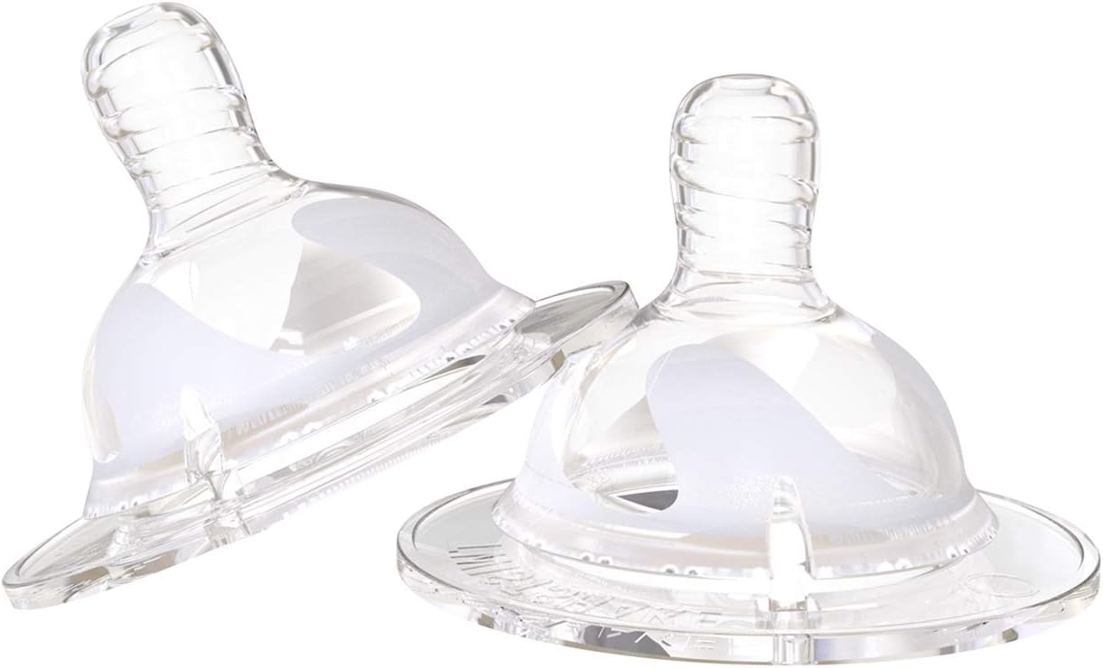 Twistshake Baby Anti-Colic Teats - Set of 2, X-Small (0M+), 1 count (Pack of 2)