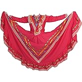 TRAD3 MX Authentic Mexican Jalisco Dress – Traditional Folkloric Costume, Women’s Size
