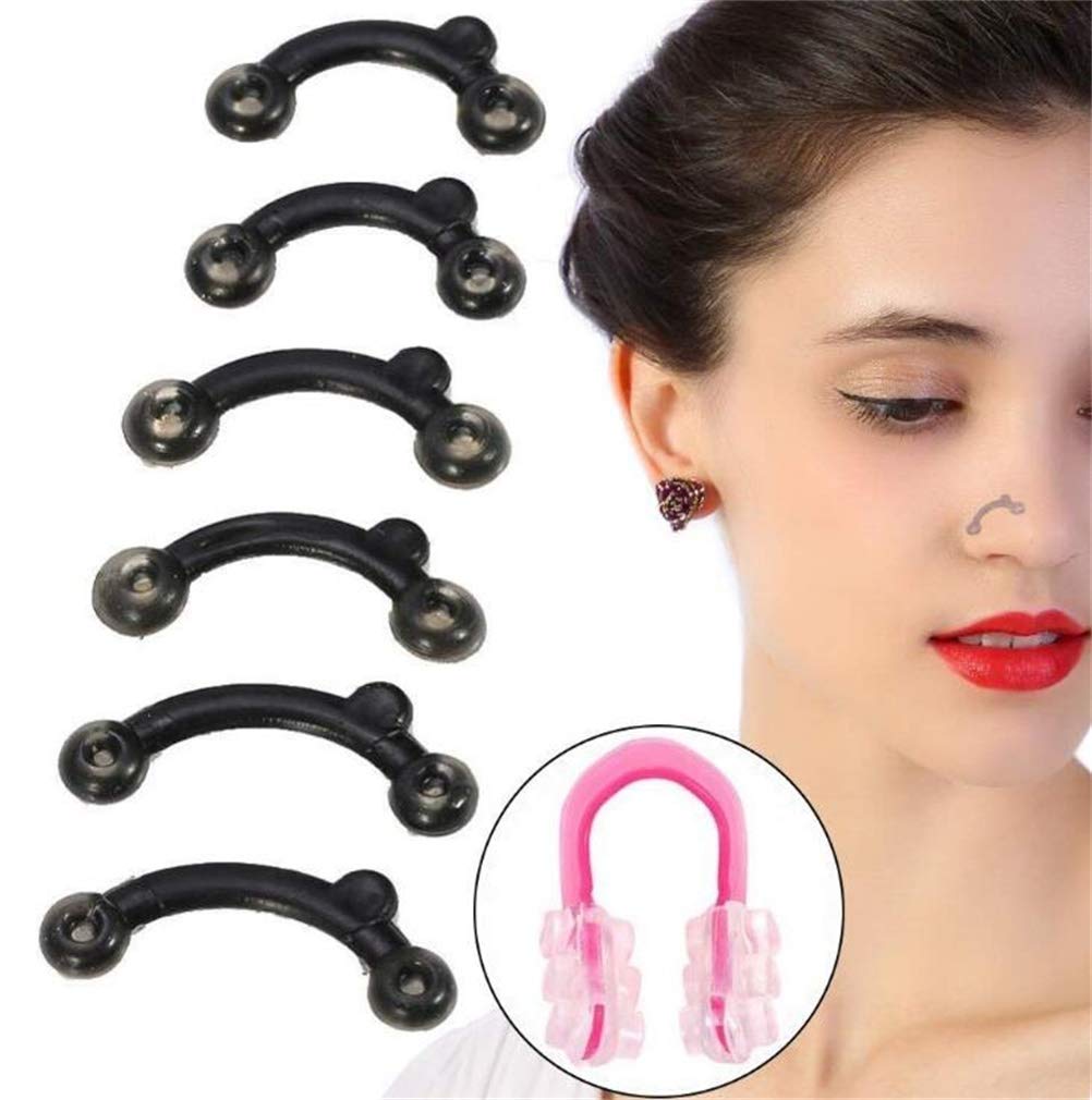 HUAJI Nose Up Lifting Shaping Clip Clipper Beauty Tool No Pain 3Sizes + Nose Up Bridge Straightening Shaper Clip