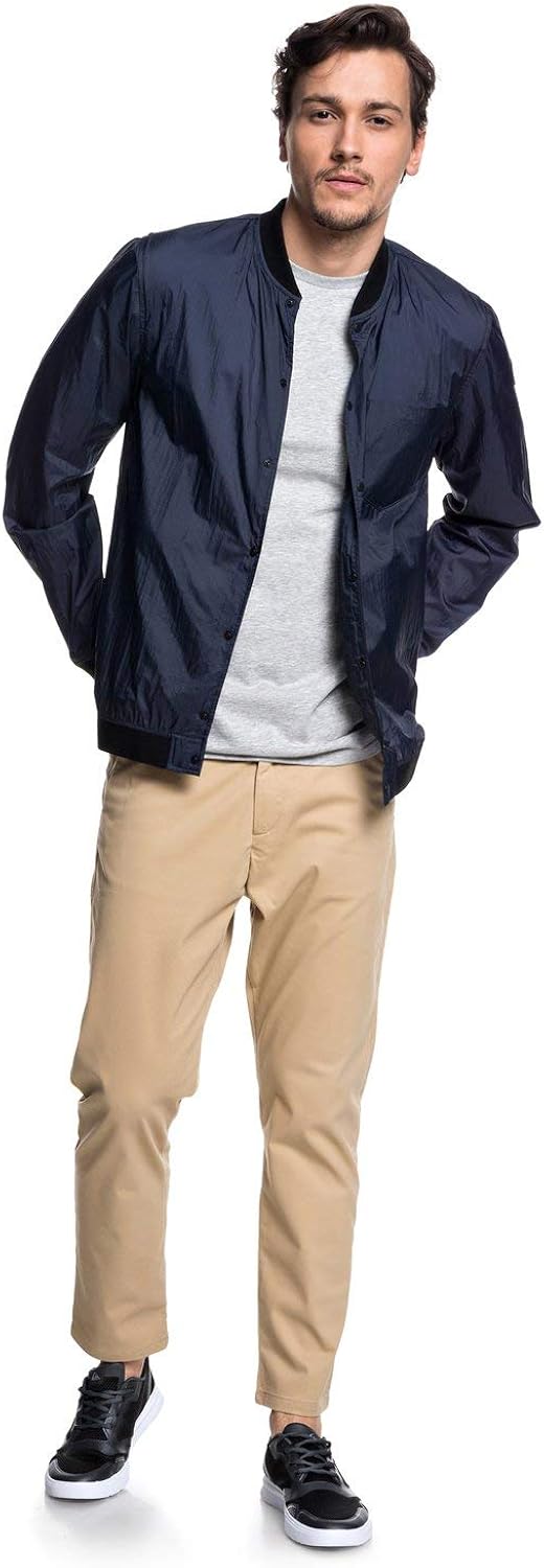 Quiksilver Men's QPAK Bomber Packable Jacket, Blue Nights, XL: Clothing