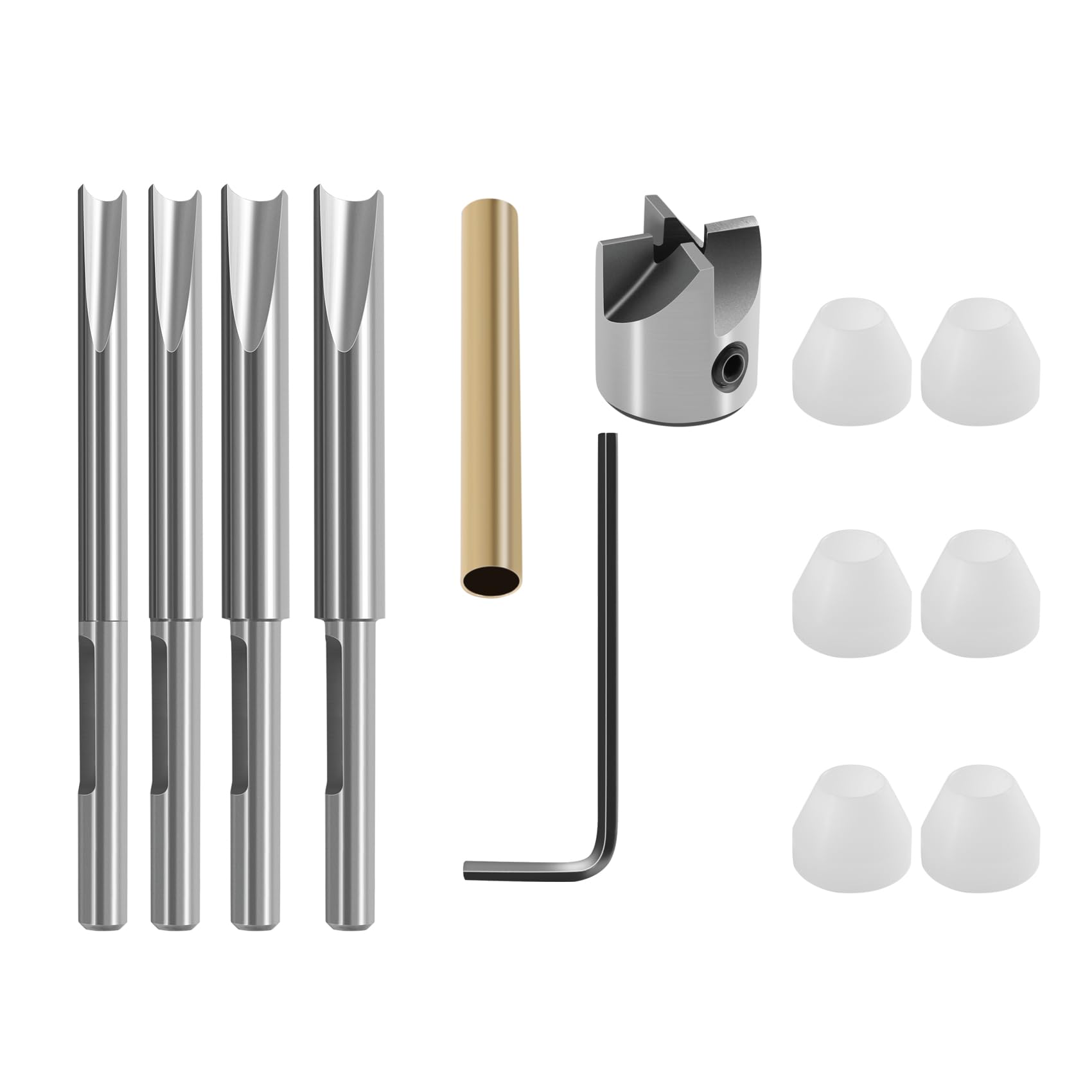 Sknrlko Pen Making Kit - Wood Turning Mandrel & Pen Holder Trimming Set