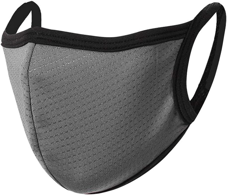 Redgiants Quick-Drying Breathable Face Másks 𝐌𝐀𝐒𝐊 Máscara, Unisex Windbreak Seamless Outdoor Riding Dustproof Reusable Washable Másk Protection Facial Mouth Másk (Gray)