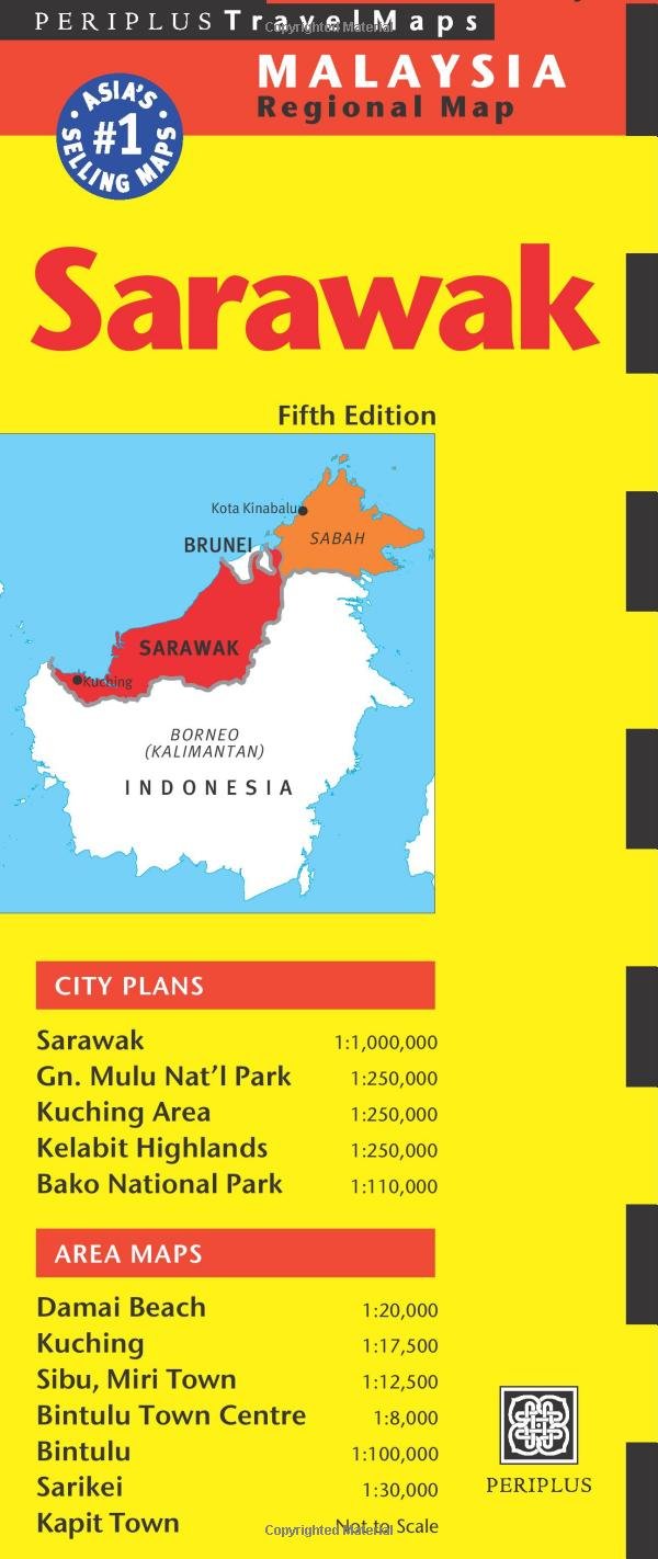 Sarawak Travel Map Fifth Edition Periplus Travel Maps Periplus Editors 9780794606237 Amazon Com Books