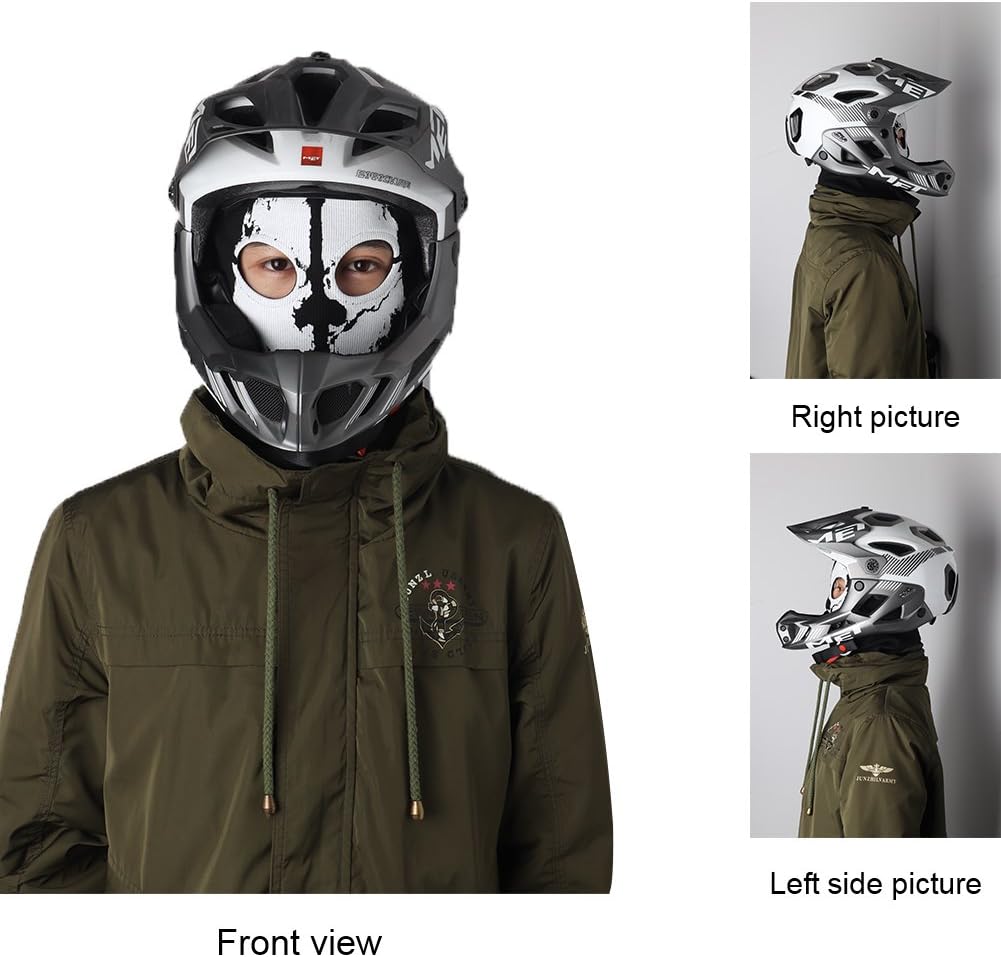 ANUIMOAR Unisex Face Mask Sun Dust Wind Protection Hooded Skull Cycling Hiking Bandana : Sports & Outdoors